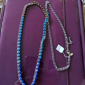 Collier Lia Sophia Visionnaire Pierre Grise - Neuf Avec étiquettes